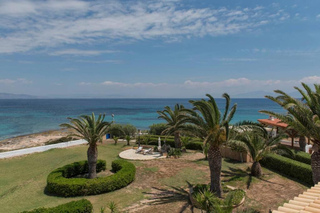 Palmaya Villa, Unique Seafront Experience Vagia  Exteriér fotografie