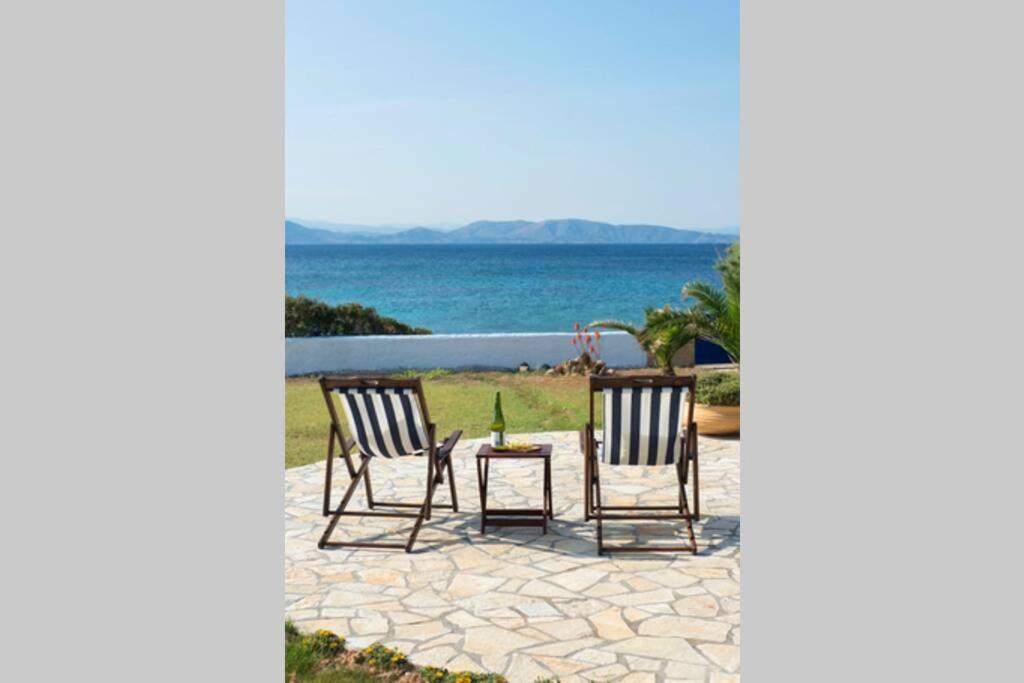 Palmaya Villa, Unique Seafront Experience Vagia  Exteriér fotografie